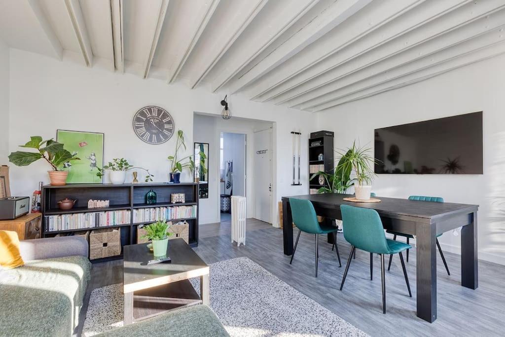 Nice Flat With Billard And View باريس المظهر الخارجي الصورة